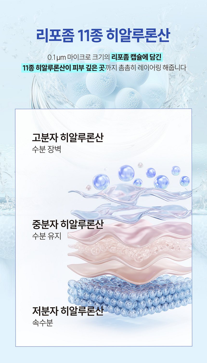 [저분자 히알루론산 PDRN] 곤약 수분 앰플 수딩 속건조 보습 판테놀 스쿠알란 50ml 2개
